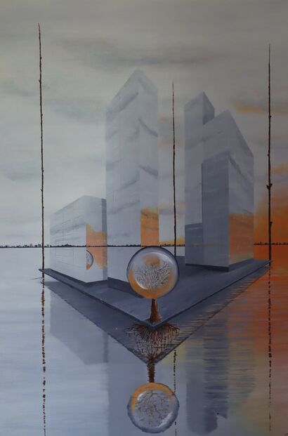 Equilibrio compromesso - a Paint Artowrk by Marc Henri  Van Tendeloo
